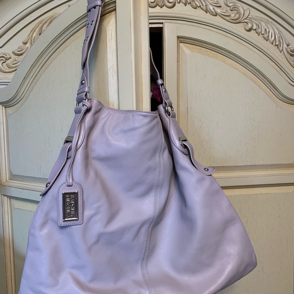 Badgley Mischka soft lilac handbag - Picture 2 of 7